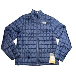 NWT The North Face ThermoBall Eco Jacket 2.0 Men Small Navy Blue Puffer NF0A5GLK